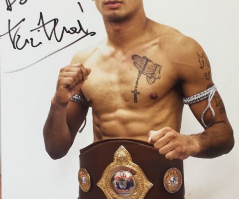 Pookakupt Turithai, W.M.F. Bangkok 2011 World Champion, Master at the National Stadium Bangkok for Kru Muay Thai Association