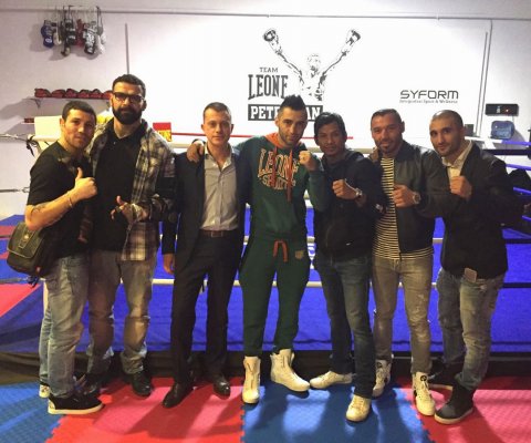 From left: Gago Drago, Alessio Sakara, Myself, Giorgio Petrosyan, Kaopon Lek, Shemsi Beqiri, Armen Petrosyan