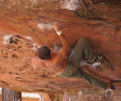 Alessandro Rochelli, free climber