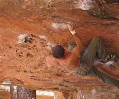 Alessandro Rochelli, free climber