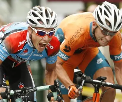 Patrick Lane (left) - Australia Ciclying Team